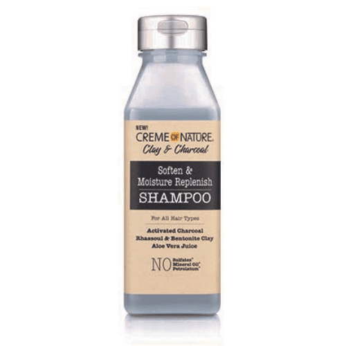 Creme of Nature Clay & Charcoal Blød og fugtgivende shampoo