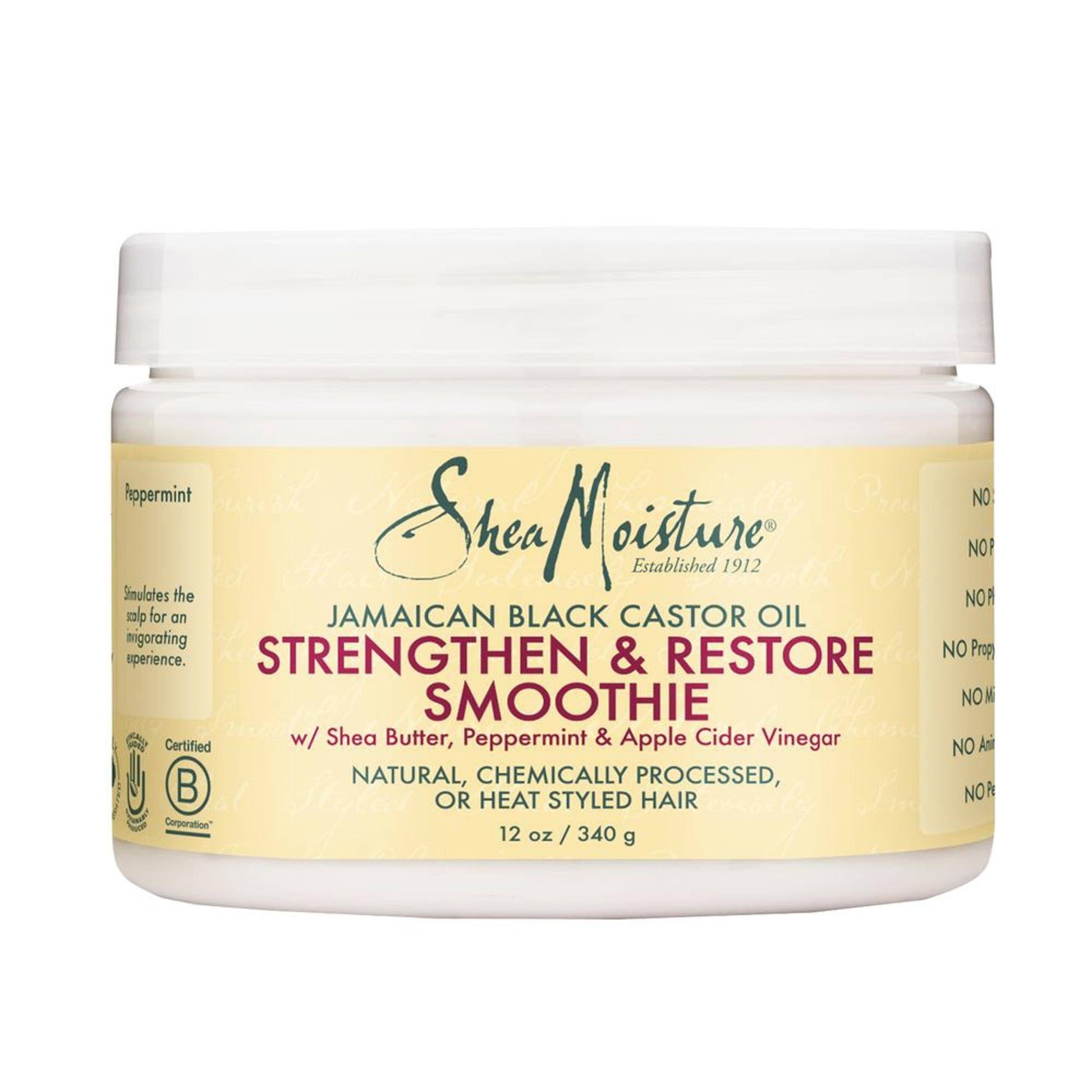 Shea Moisture Jamaican Black Castor Oil Strengthen & Restore Smoothie - Omii Hair Ltd