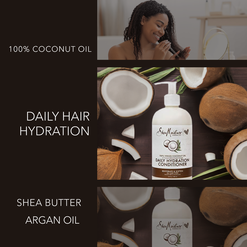 Shea Moisture Coconut Oil Conditioner - Omii Hair Ltd.