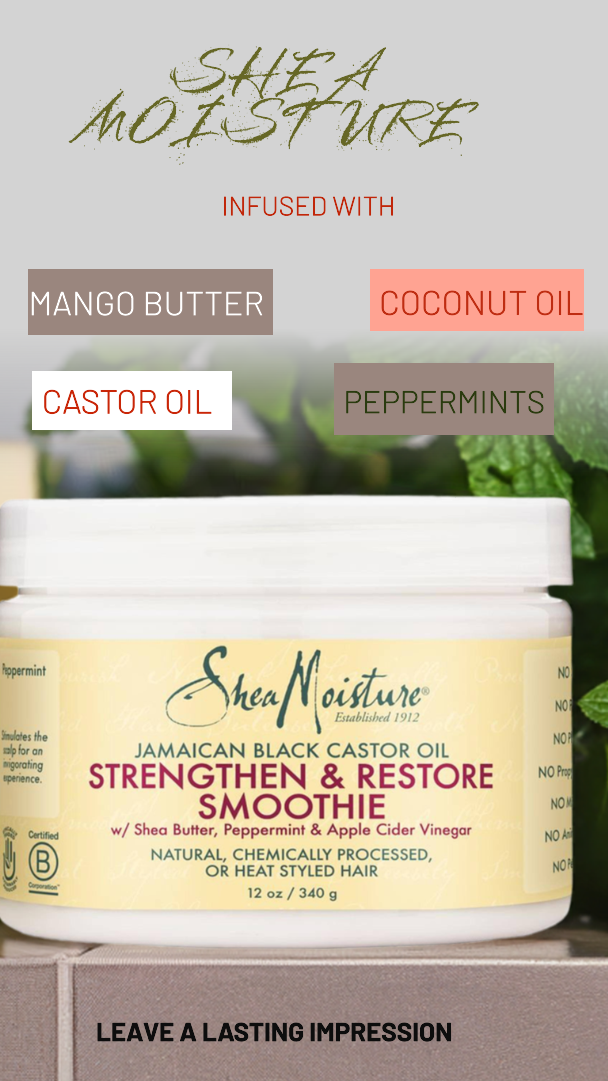 Shea Moisture Jamaican Black Castor Oil Strengthen & Restore Smoothie