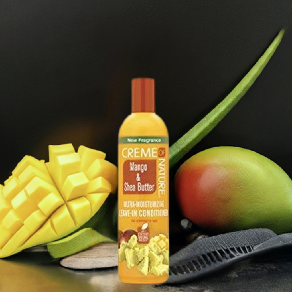 Creme of Nature Mango & Shea Butter Leave in Conditioner - Omii Hair Ltd.