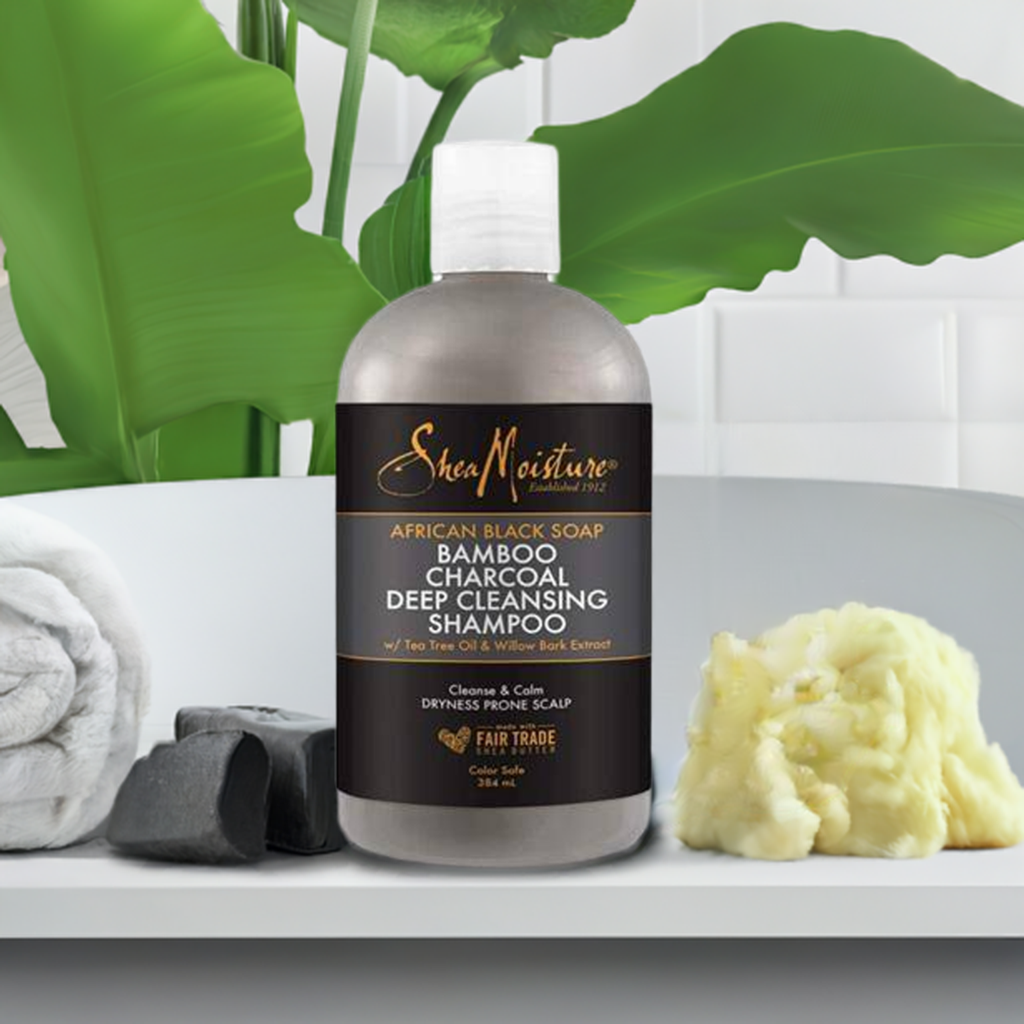 Shea Moisture African Black Soap Deep Cleansing Shampoo - Omii Hair Ltd