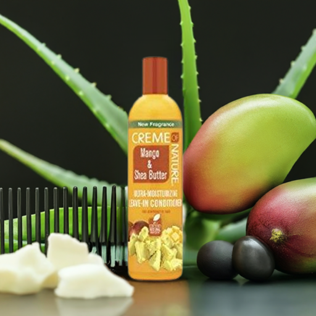 Creme of Nature Mango & Shea Butter Leave in Conditioner - Omii Hair Ltd.