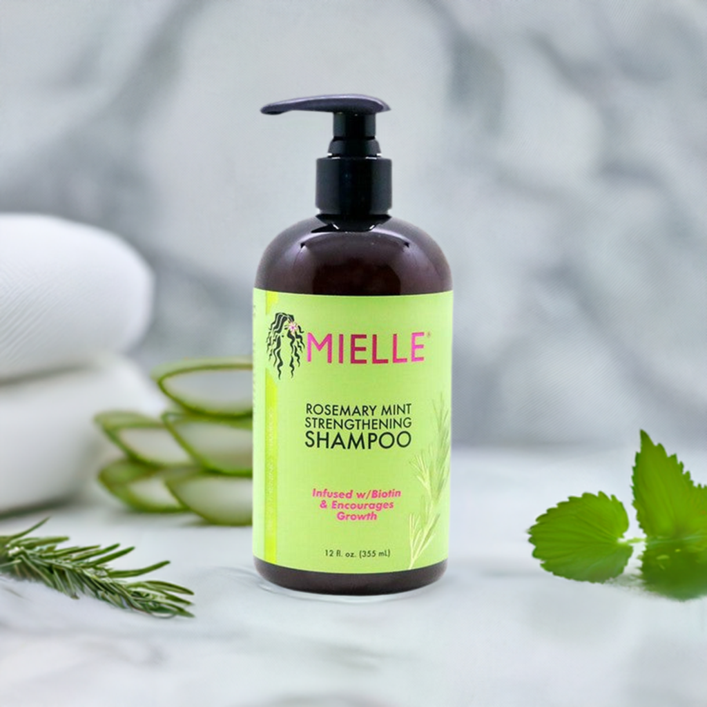 Mielle Organic Rosemary Mint Strengthening Shampoo - Omii hair Ltd