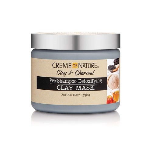 Creme of Nature Clay & Charcoal Pre-Shampoo Mascarilla de arcilla desintoxicante