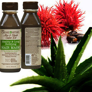 Creme Of Nature Aloe and Black Castor Oil Healthy & Long Fortifying Hair Mask